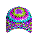 Dizzy Circle Moving Optical Illusion Baseball Cap