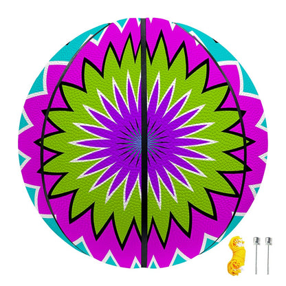 Dizzy Circle Moving Optical Illusion Basketball