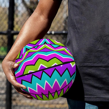 Dizzy Circle Moving Optical Illusion Basketball