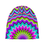 Dizzy Circle Moving Optical Illusion Beanie