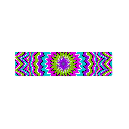 Dizzy Circle Moving Optical Illusion Bed Runner
