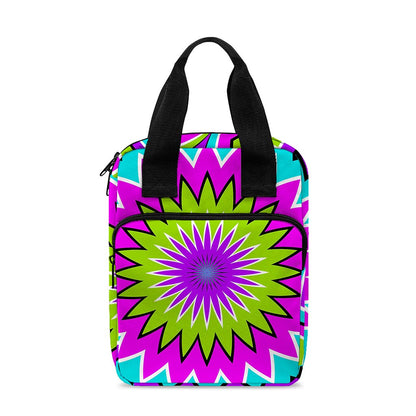 Dizzy Circle Moving Optical Illusion Bible Tote Bag