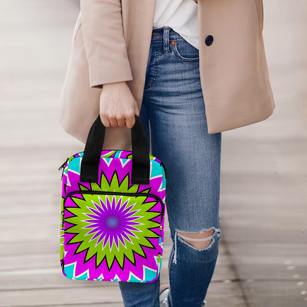 Dizzy Circle Moving Optical Illusion Bible Tote Bag