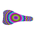Dizzy Circle Moving Optical Illusion Bicycle Seat Cover