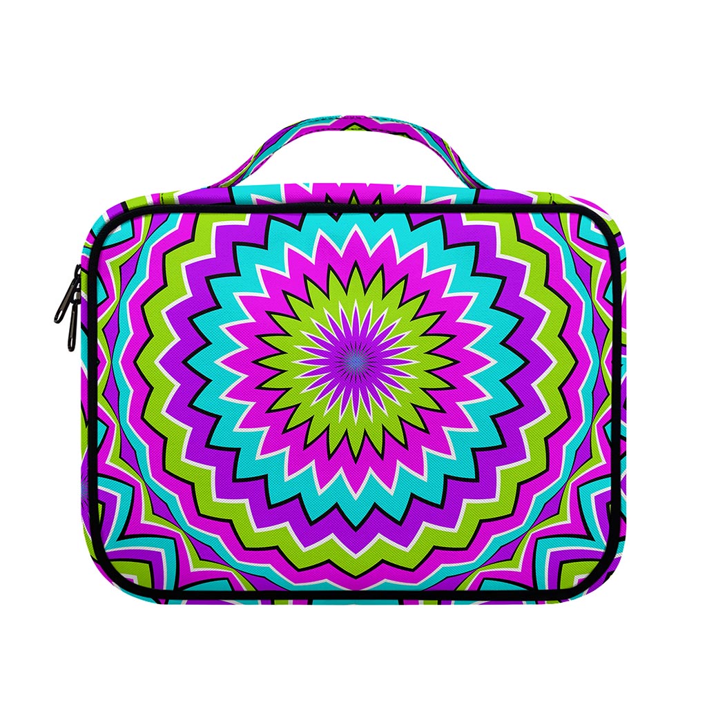 Dizzy Circle Moving Optical Illusion Briefcase Bible Bag