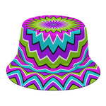 Dizzy Circle Moving Optical Illusion Bucket Hat