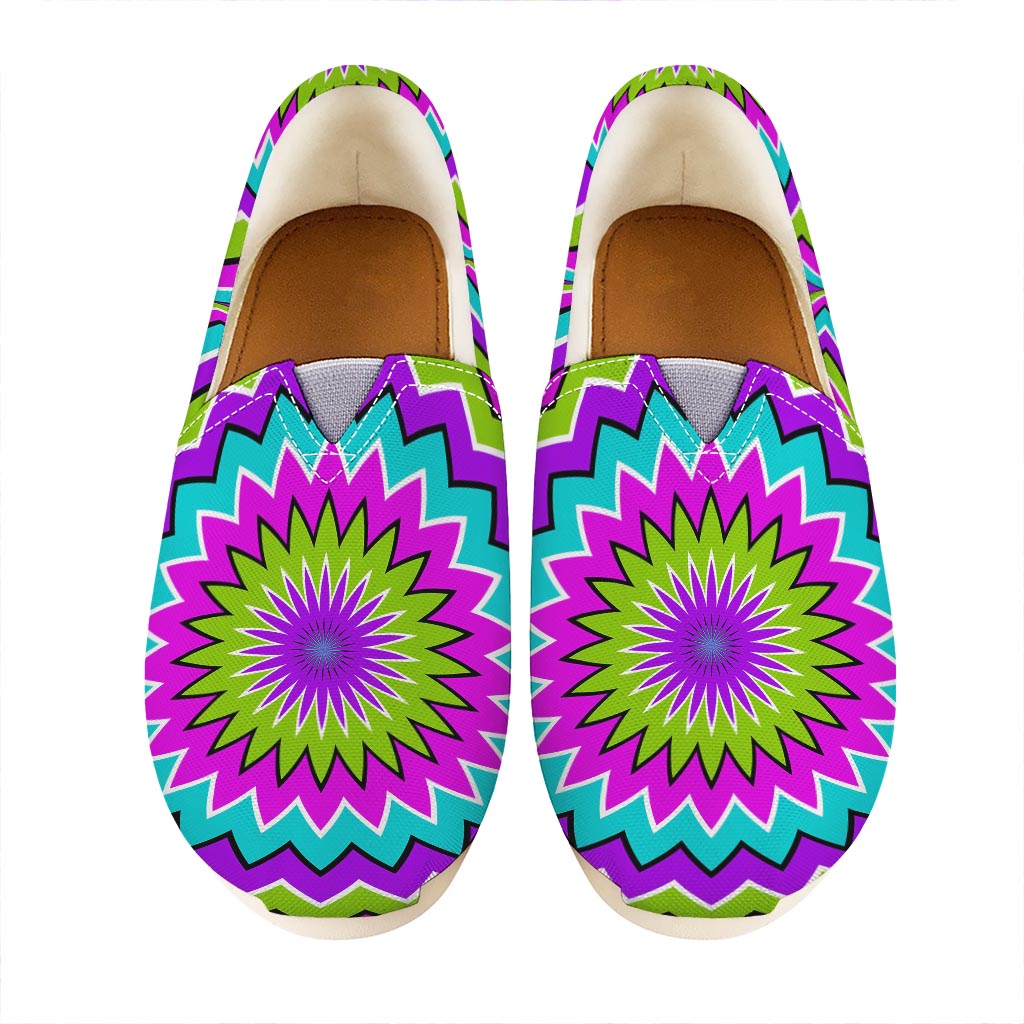 Dizzy Circle Moving Optical Illusion Casual Shoes