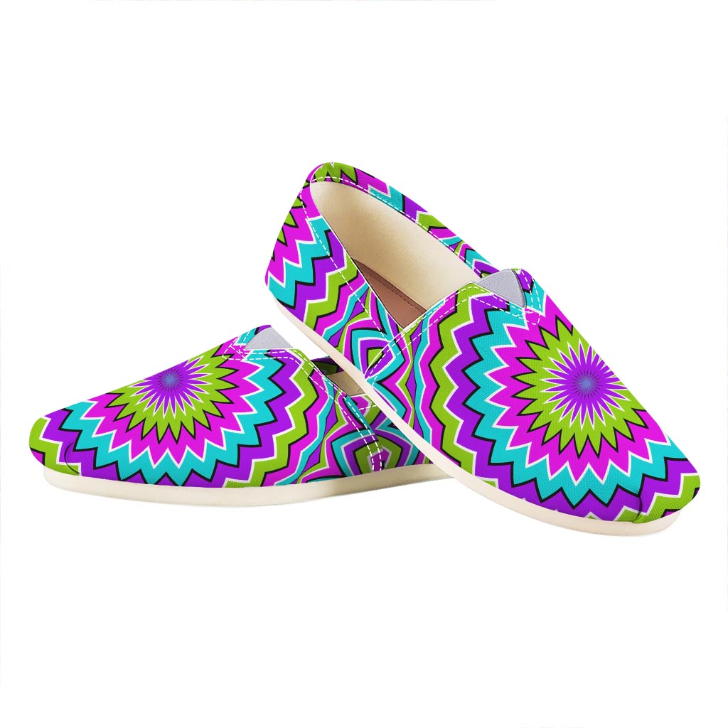 Dizzy Circle Moving Optical Illusion Casual Shoes
