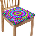 Dizzy Circle Moving Optical Illusion Chair Cushion Cover