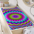 Dizzy Circle Moving Optical Illusion Changing Pad Cover