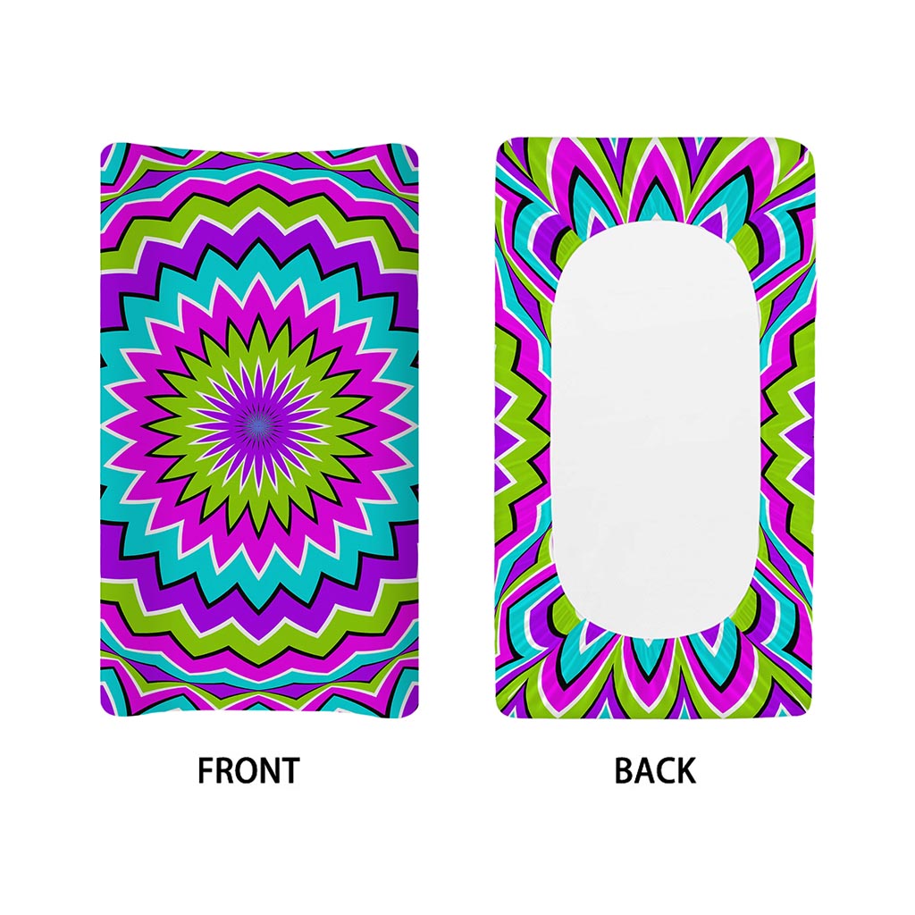 Dizzy Circle Moving Optical Illusion Changing Pad Cover