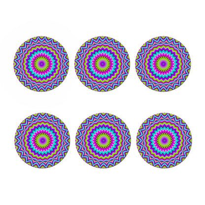 Dizzy Circle Moving Optical Illusion Coaster Set