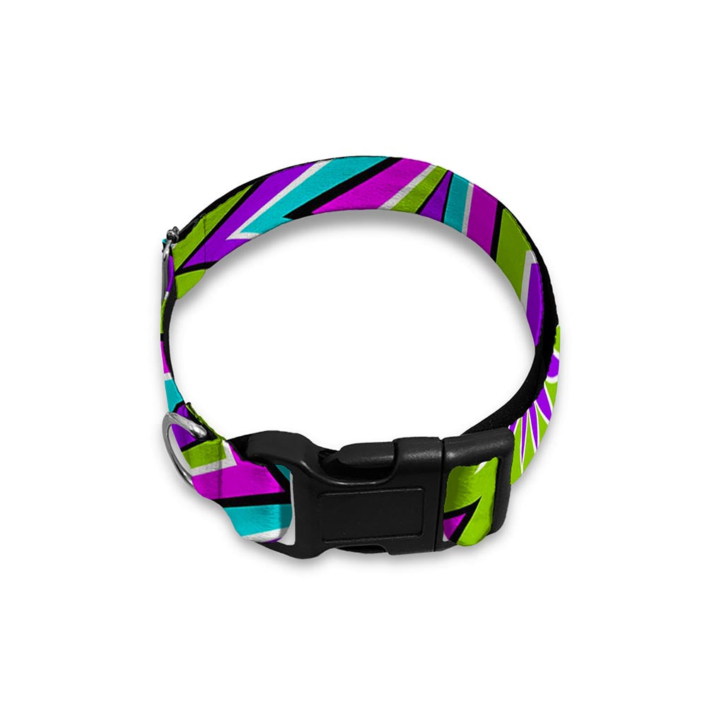 Dizzy Circle Moving Optical Illusion Dog Collar