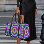 Dizzy Circle Moving Optical Illusion Duffle Bag
