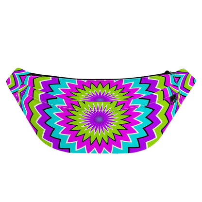 Dizzy Circle Moving Optical Illusion Fanny Pack