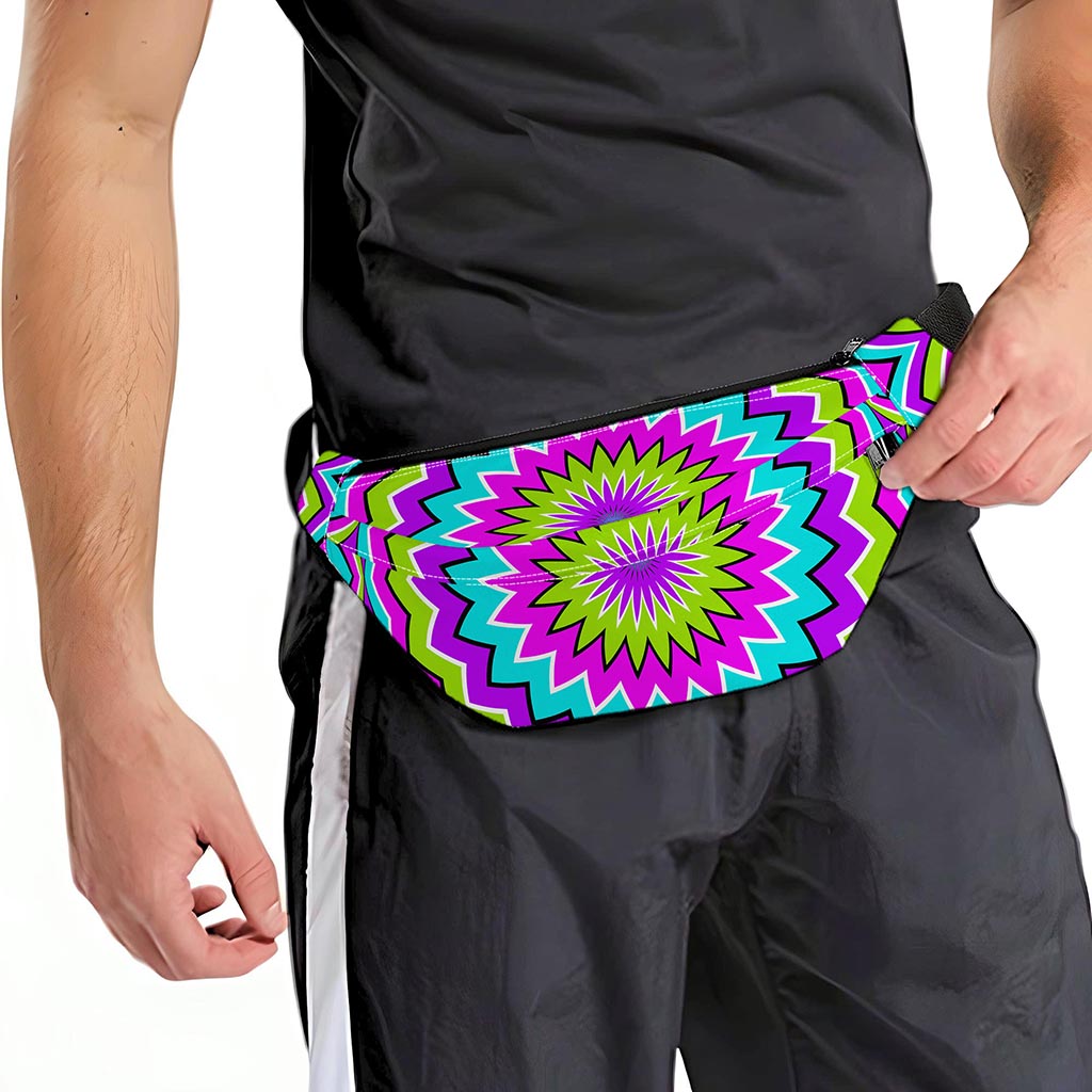 Dizzy Circle Moving Optical Illusion Fanny Pack