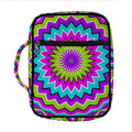 Dizzy Circle Moving Optical Illusion Front Pocket Bible Bag