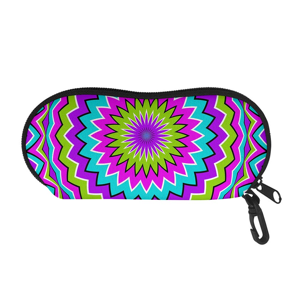 Dizzy Circle Moving Optical Illusion Glasses Case