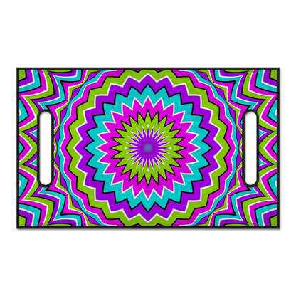 Dizzy Circle Moving Optical Illusion Golf Cart Seat Cover