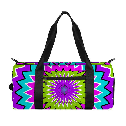 Dizzy Circle Moving Optical Illusion Gym Bag