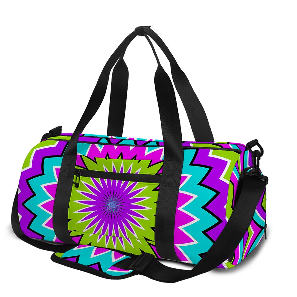 Dizzy Circle Moving Optical Illusion Gym Bag