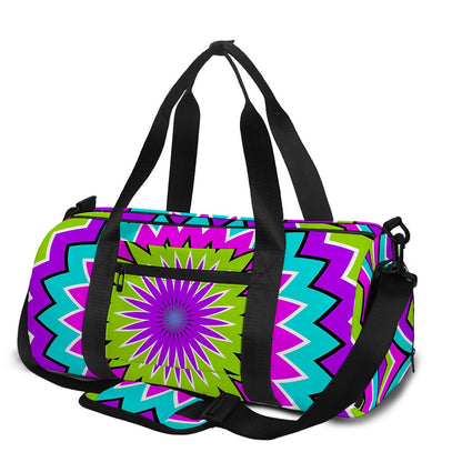 Dizzy Circle Moving Optical Illusion Gym Bag