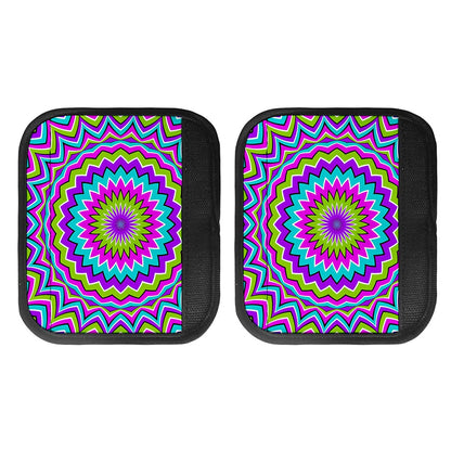 Dizzy Circle Moving Optical Illusion Handle Covers