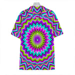 Dizzy Circle Moving Optical Illusion Hawaiian Shirt