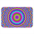 Dizzy Circle Moving Optical Illusion Indoor Door Mat