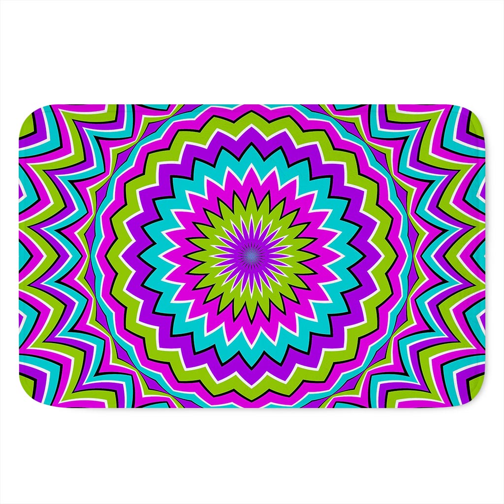Dizzy Circle Moving Optical Illusion Indoor Door Mat