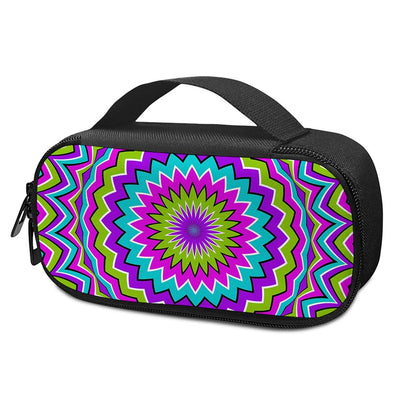 Dizzy Circle Moving Optical Illusion Insulin Cooler Travel Case