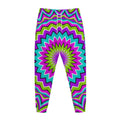 Dizzy Circle Moving Optical Illusion Jogger Pants
