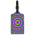 Dizzy Circle Moving Optical Illusion Luggage Tag