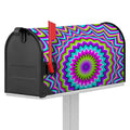 Dizzy Circle Moving Optical Illusion Mailbox Cover