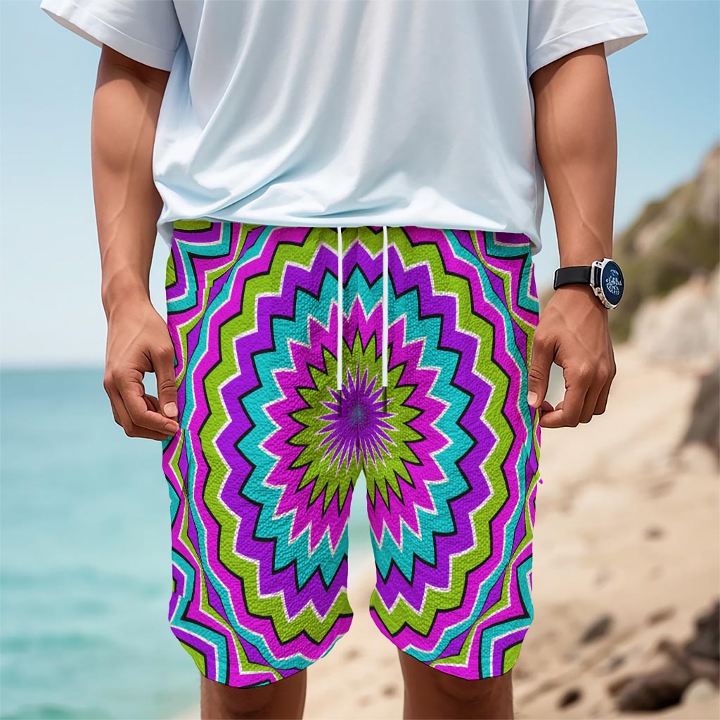 Dizzy Circle Moving Optical Illusion Men's Cargo Shorts