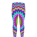 Dizzy Circle Moving Optical Illusion Men's Leggings