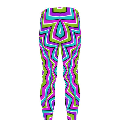 Dizzy Circle Moving Optical Illusion Men's leggings