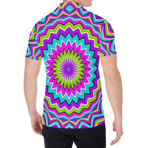 Dizzy Circle Moving Optical Illusion Men's Shirt