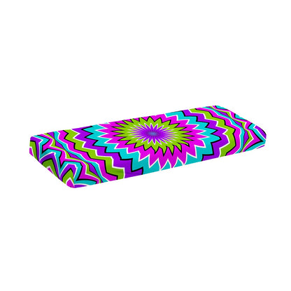 Dizzy Circle Moving Optical Illusion Piano Keyboard Cover