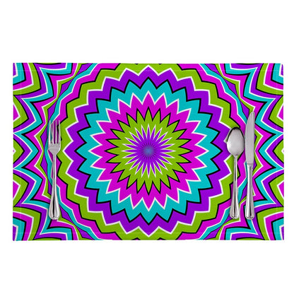 Dizzy Circle Moving Optical Illusion Placemat