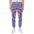 Dizzy Circle Moving Optical Illusion Joggers