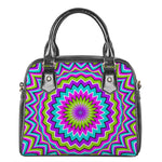 Dizzy Circle Moving Optical Illusion Shoulder Handbag