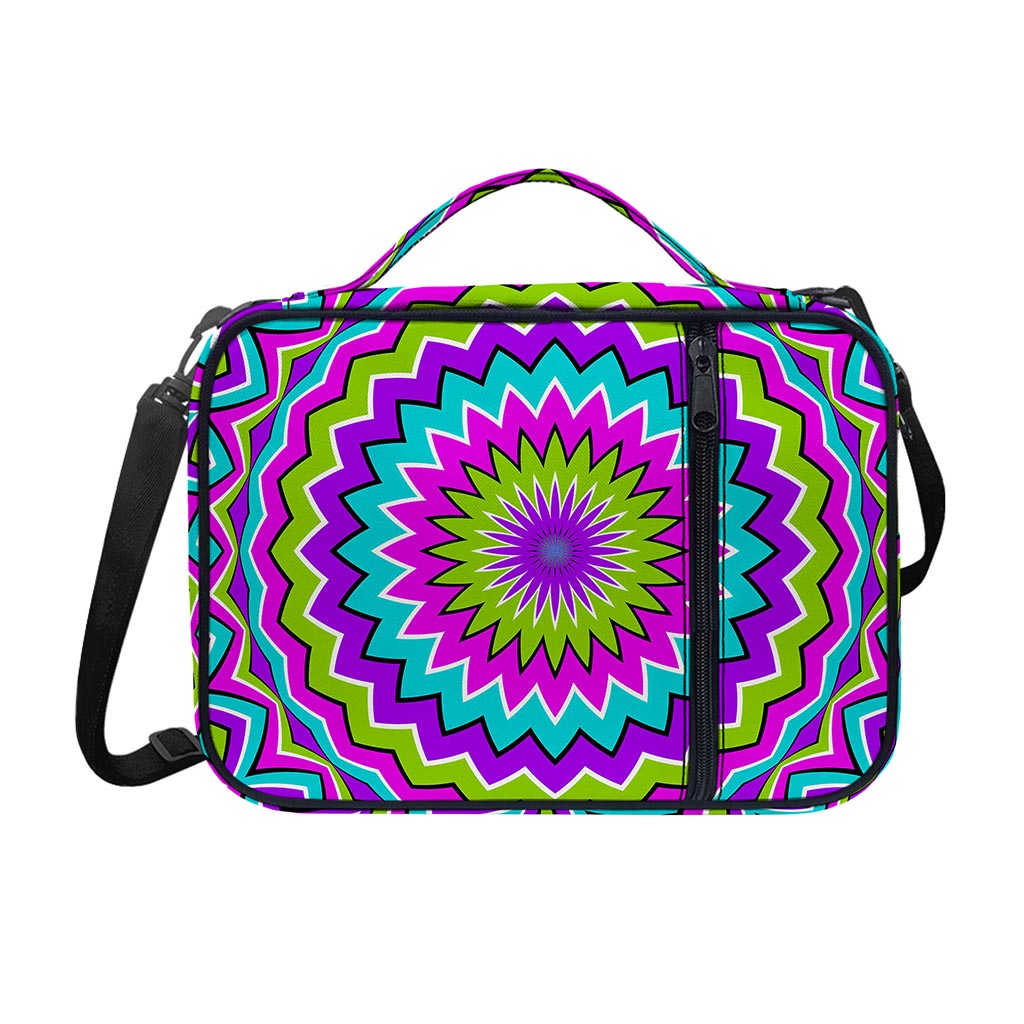Dizzy Circle Moving Optical Illusion Shoulder Strap Bible Bag