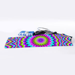 Dizzy Circle Moving Optical Illusion Sports Towel