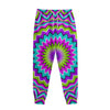 Dizzy Circle Moving Optical Illusion Sweatpants