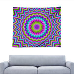 Dizzy Circle Moving Optical Illusion Tapestry