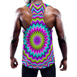 Dizzy Circle Moving Optical Illusion Training Tank Top