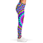 Dizzy Circle Moving Optical Illusion Women's Leggings