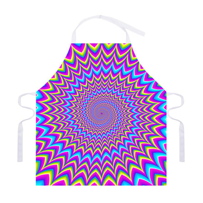 Dizzy Spiral Moving Optical Illusion Adjustable Apron