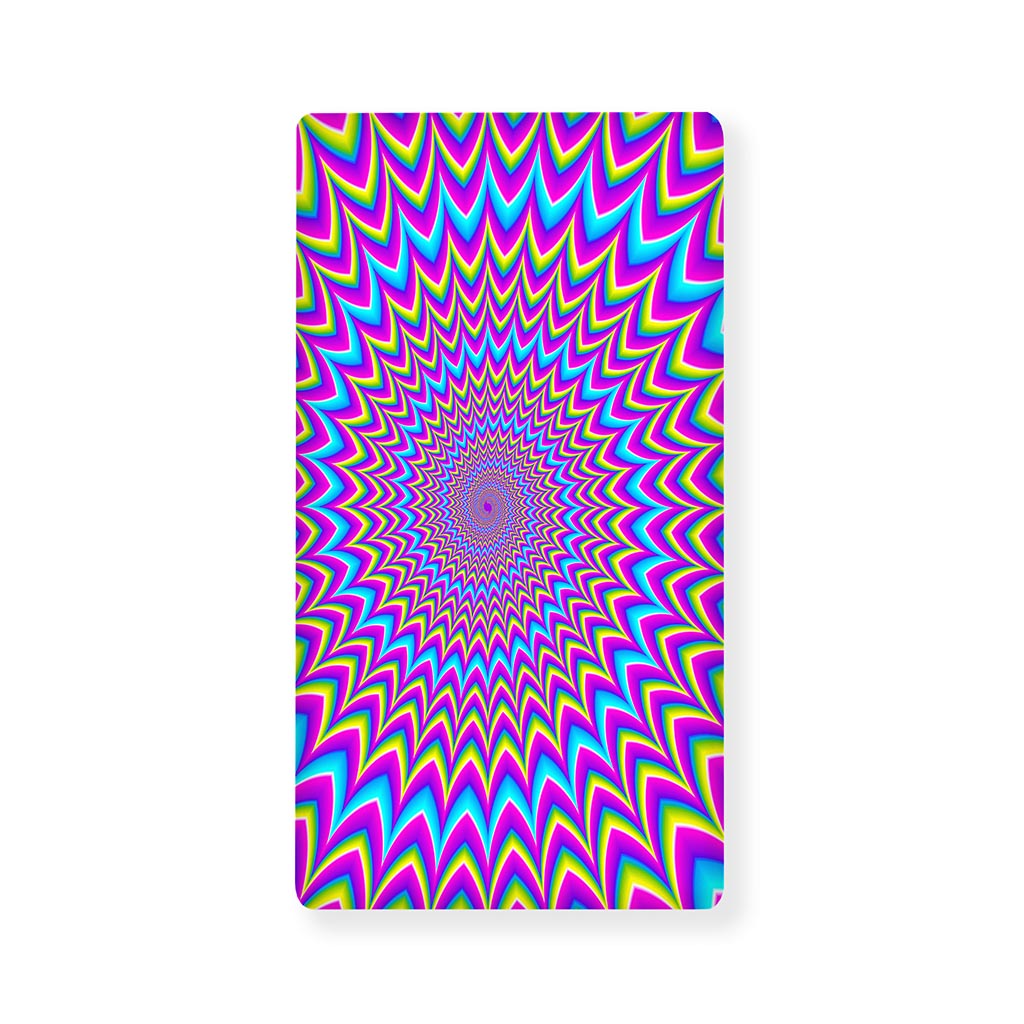 Dizzy Spiral Moving Optical Illusion Baby Crib Sheet